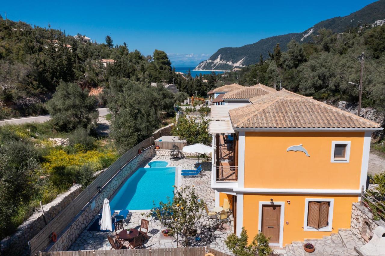 Delphinus Villas-Villa Nikitas Áyios Nikítas エクステリア 写真