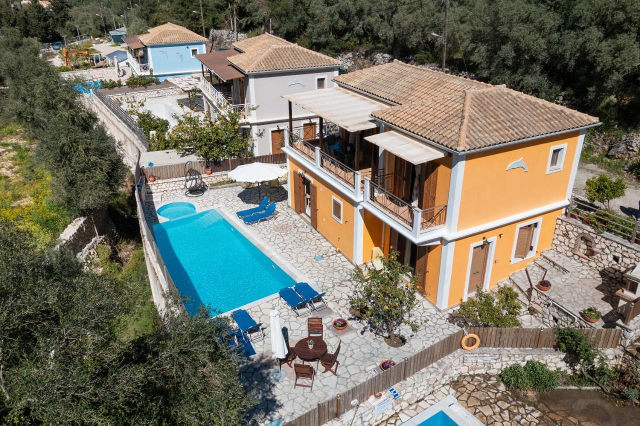 Delphinus Villas-Villa Nikitas Áyios Nikítas エクステリア 写真